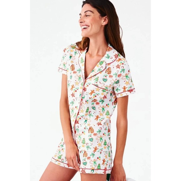 Roller Rabbit Pajama Set Gingerbread Party - Picture 4 of 16